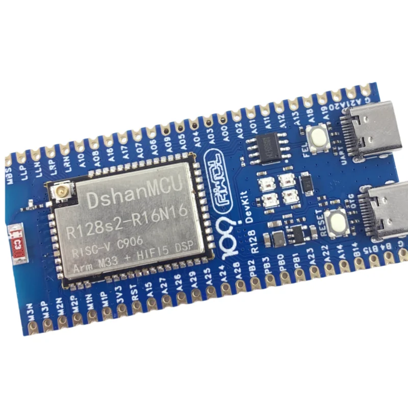 RISC-V C906 Arm M33 HIFI5 DSP tri-core heterogeneous single-chip microcomputer module compatible with ESP32 dimensions