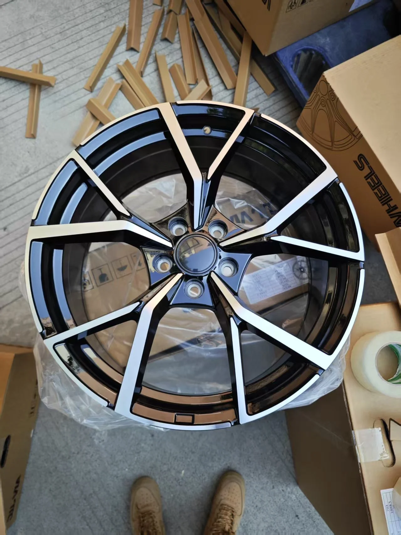 For YQ Concave Car Rims for Passenger Car Wheels 17 18 Inch 7J 8J 5X112 PCD 57.1 CB 45 ET for VW