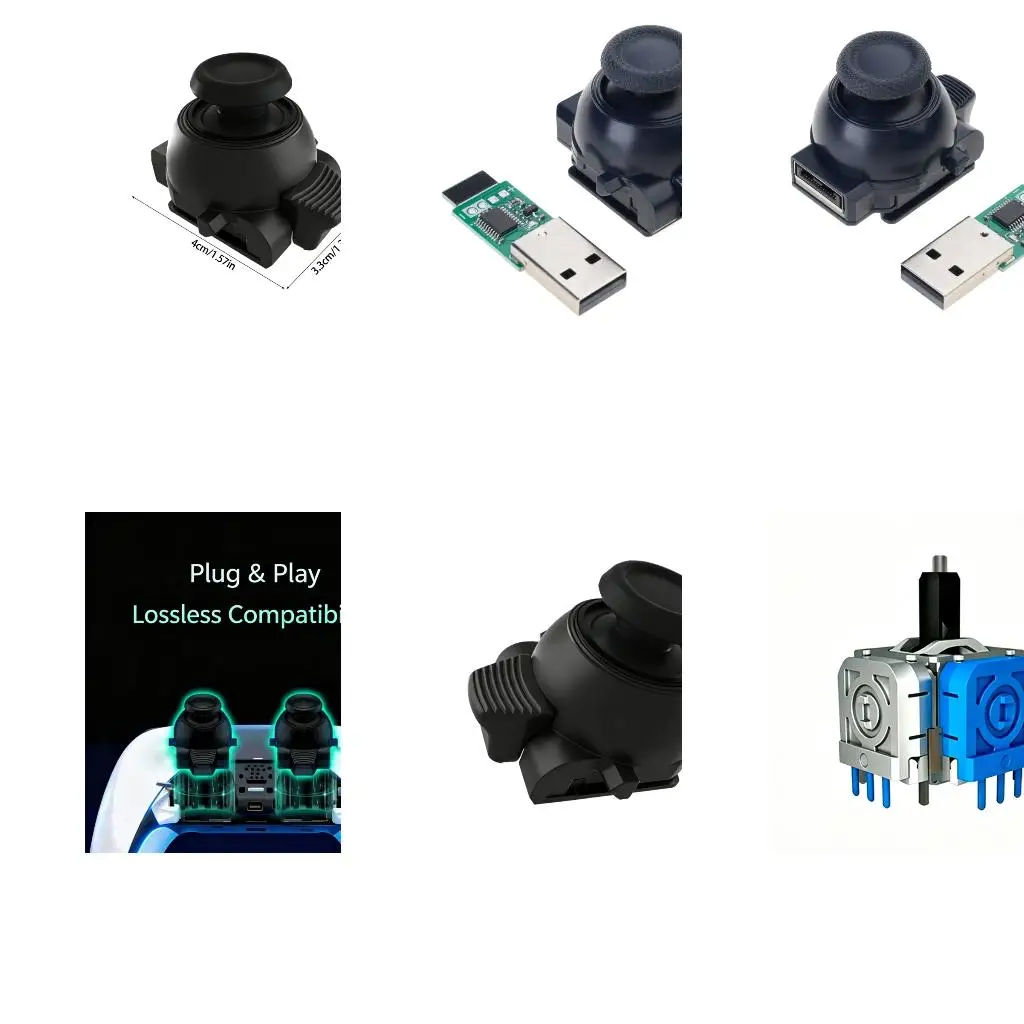  Daily Controller Repair Module ABS Metal for P5 Thumb Control Support Needs