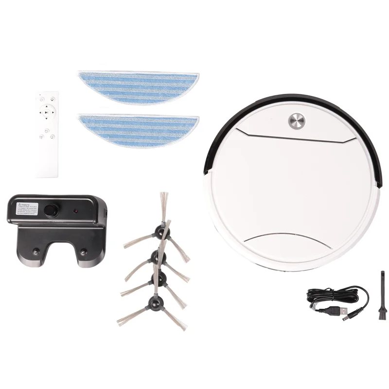 AD24 ذكي كنس وممسحة روبوت التطهير مكنسة كهربائية قابلة للشحن روبوت تنظيف كتم سهلة الاستخدام B