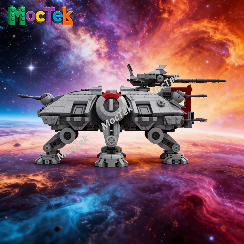 

Набор для сборки шестиногого бронированного шагохода MOC, конструктор военной боевой техники будущего для взрослых коллекционеров и демонстрации