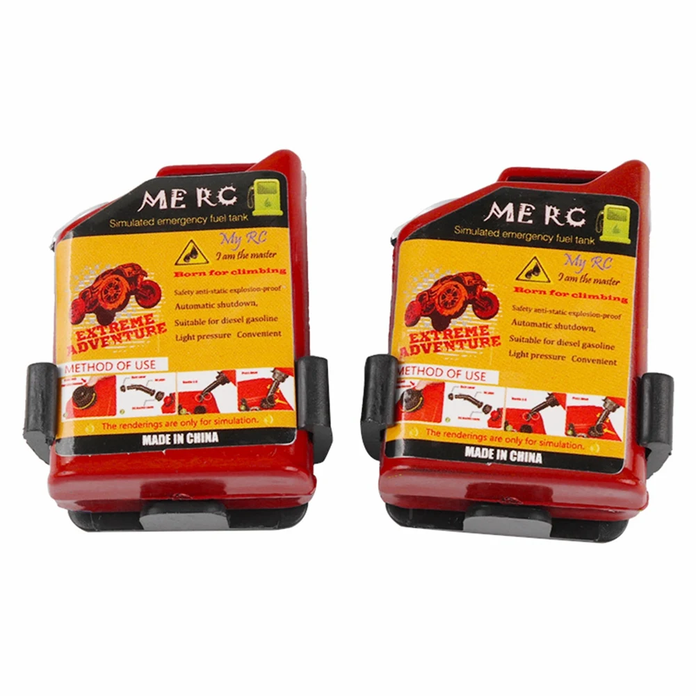 A04F-2 pçs escala crawler acessório mini tanque de combustível para tamiya com 4 pçs dogbone eixo de transmissão & eixo da roda substituição para hsp