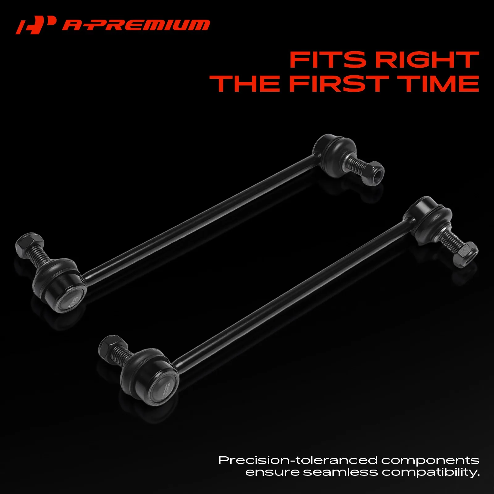 A-Premium 2x Front Side Sway Bar Link Kit for Chevrolet Equinox 2008-2017 Captiva Sport 2012-2015 GMC Terrain 2010-2017 Pontiac Torrent 2008-2009 Saturn Vue 2008-2010 96626247
