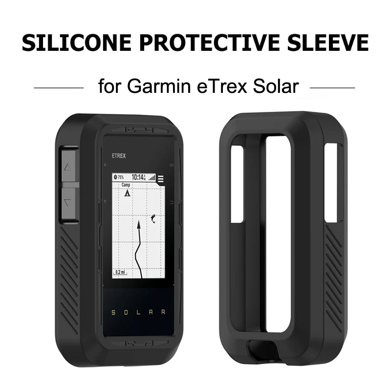 Silicone Case Protective Cover Shell for Garmin eTrex Solar GPS Bike Computer Anti-Scratch Provides Excellent Protection