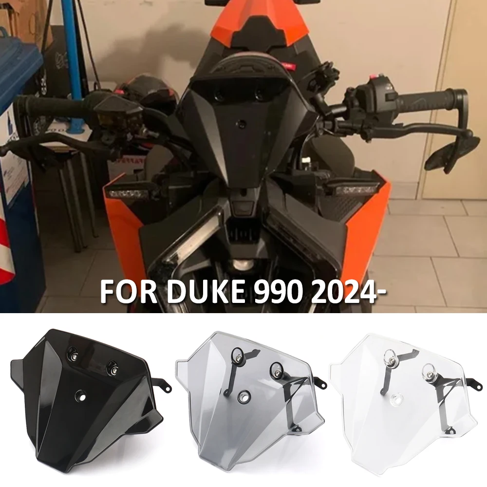 

Fit For DUKE 990 Duke 990 2024 2025 990Duke Motorcycle Accessories Sports Touring WindScreen Windshield Visor Deflector