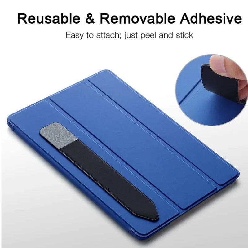 Universal Sticky Stylus Pen Holder for Apple IPad IPencil 2 1 Self Adhesive Sleeve Attached Pouch Bag Sleeve Pencil Case Holder