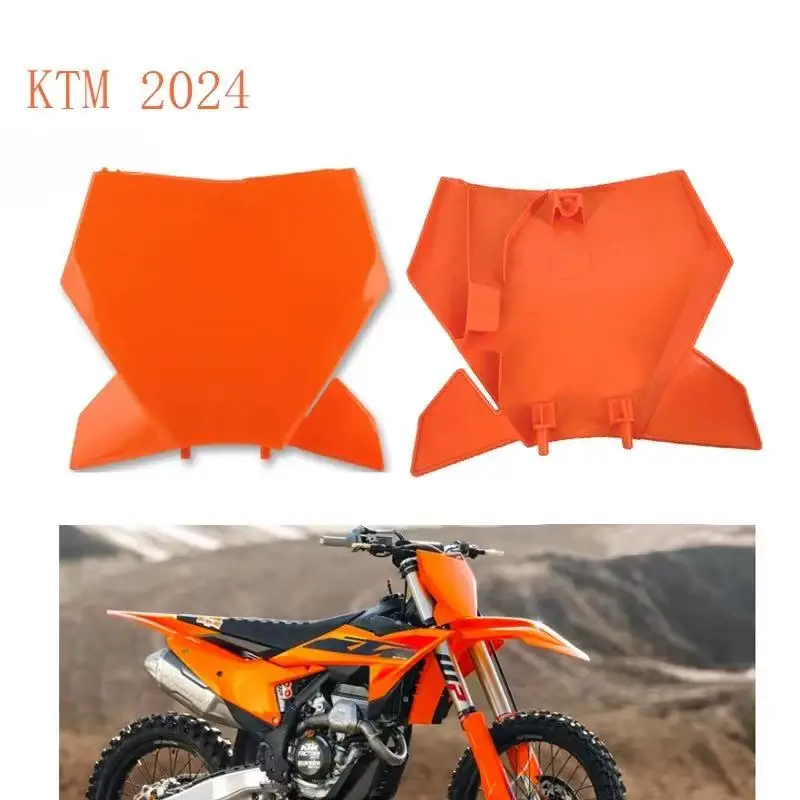 

Передний номерной знак мотоцикла, пластиковый табло, подходит для мотоциклов KTM SX SXF XC XCF XCW XCFW EXC EXCF 125-500cc 2023-2026, внедорожные велосипеды
