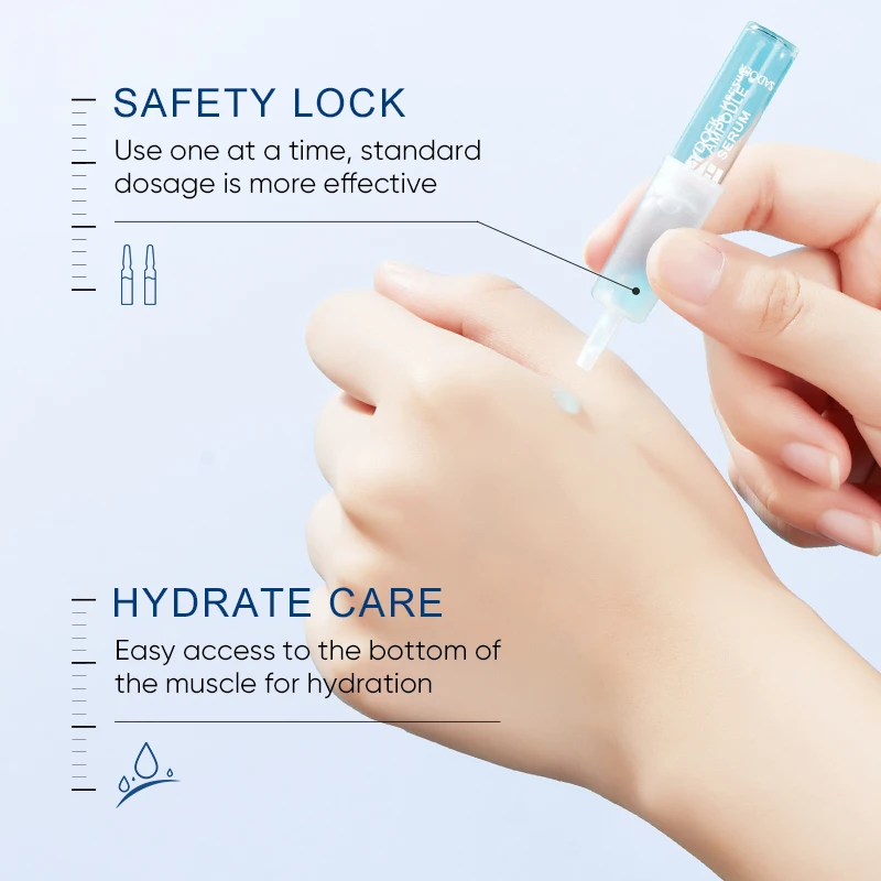Hyaluronic Acid Ampoule Essence Ampoule, Hyloranic Acid Essence Moisturizing Essence Ampoule Set (2ml x7Pieces) - view 3