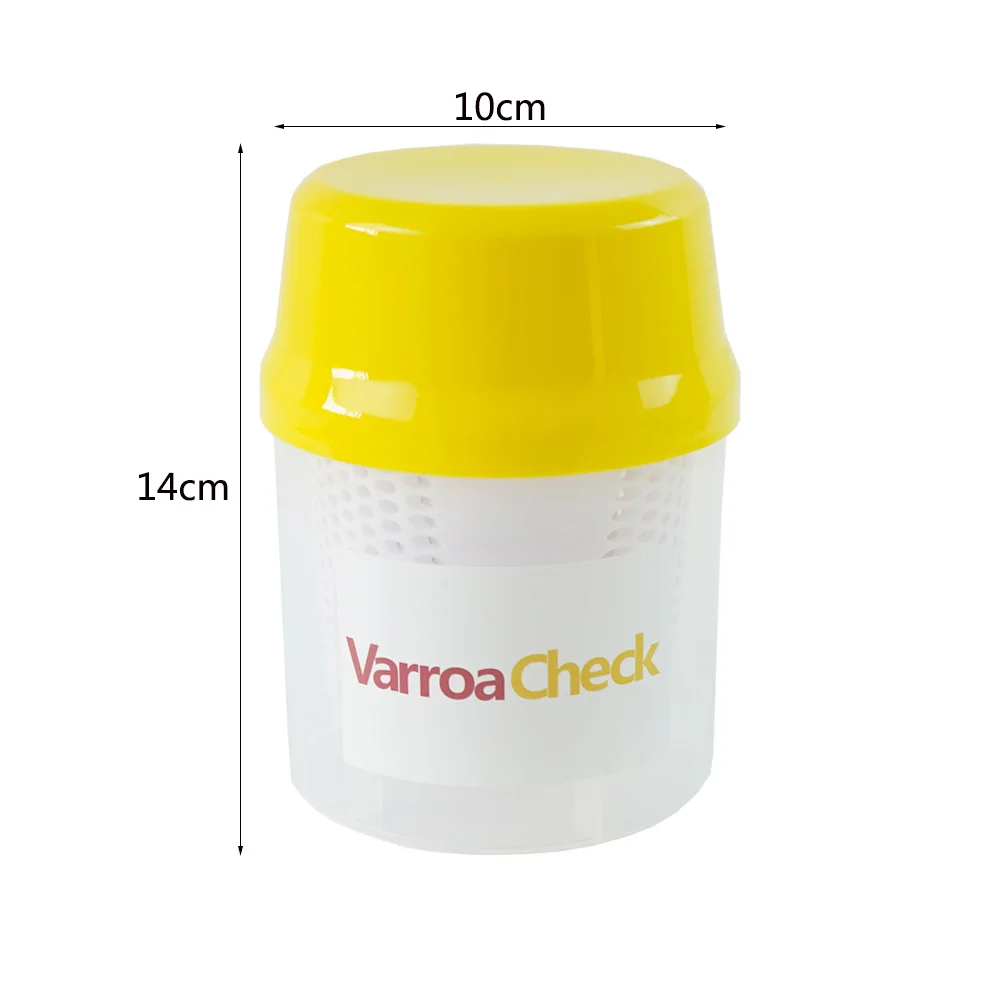 Varroa Mite Monitoring Check Bottle Beekeeping Mite Detection Boxs Beekeeper Apiculture Beekeeping Tools Mite removal tool