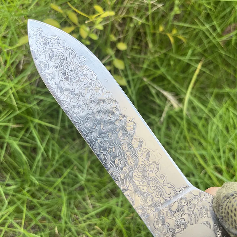 VG10 дамасская сталь нож с фиксированным лезвием эмбрион полуфабрикат открытый тактический походный нож бытовой DIY нож пустой