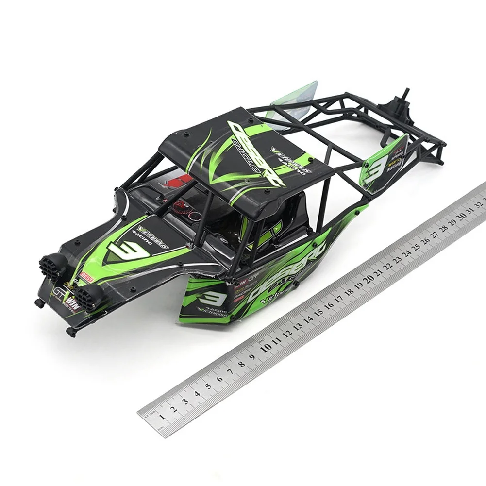 DIY 1/12 Scale RC Car Model FY03 Empty Frame With Red And Green Plastic Shell Compatible With Sound Recording Light Features