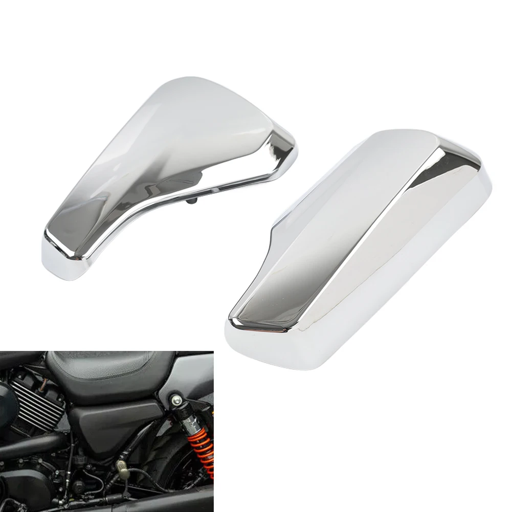 1Pair Chrome Motor Battery Side Fairing Cover For Harley Davidson Street XG500 750 2014 2015 2016 2017 2018 2019 2020