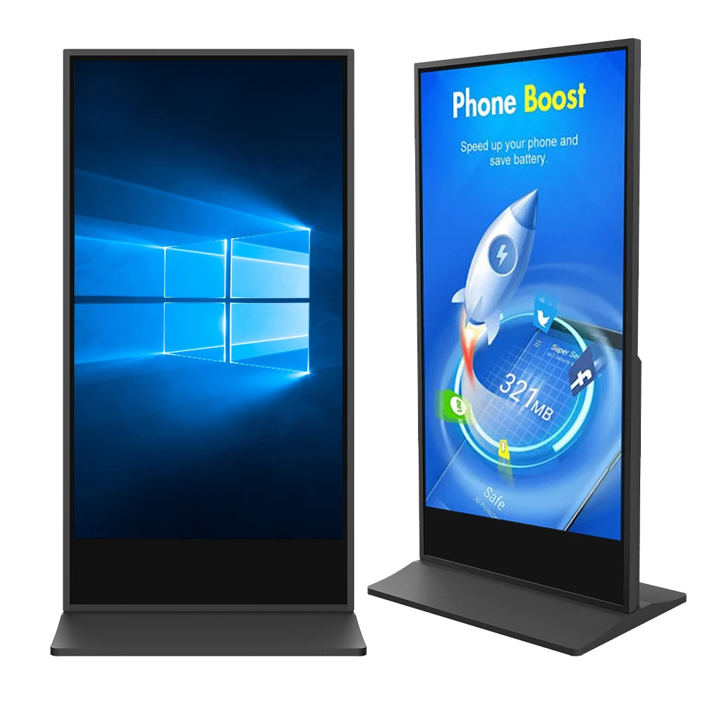 43 - 75 Inch LCD Touch Screen Digital Display Board Signage Advertising Equipment Machine Vertical for Business Restaurants
