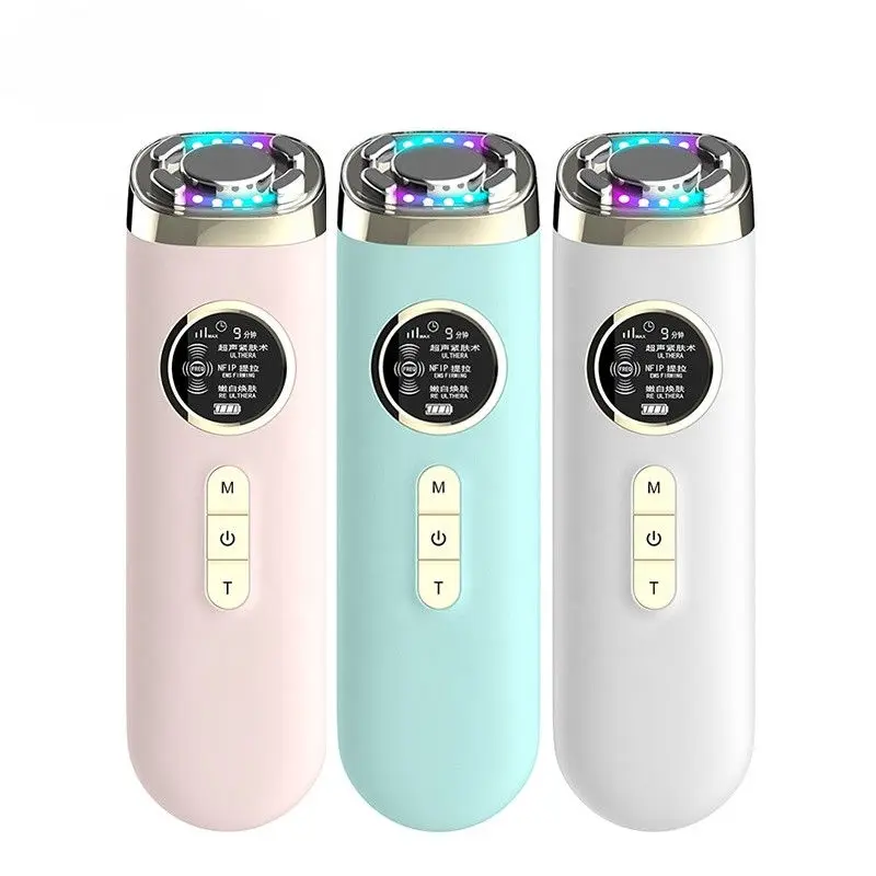 Home Use Face Hot Cool LED Lifting Tighten Facial Massager Beauty Instrument