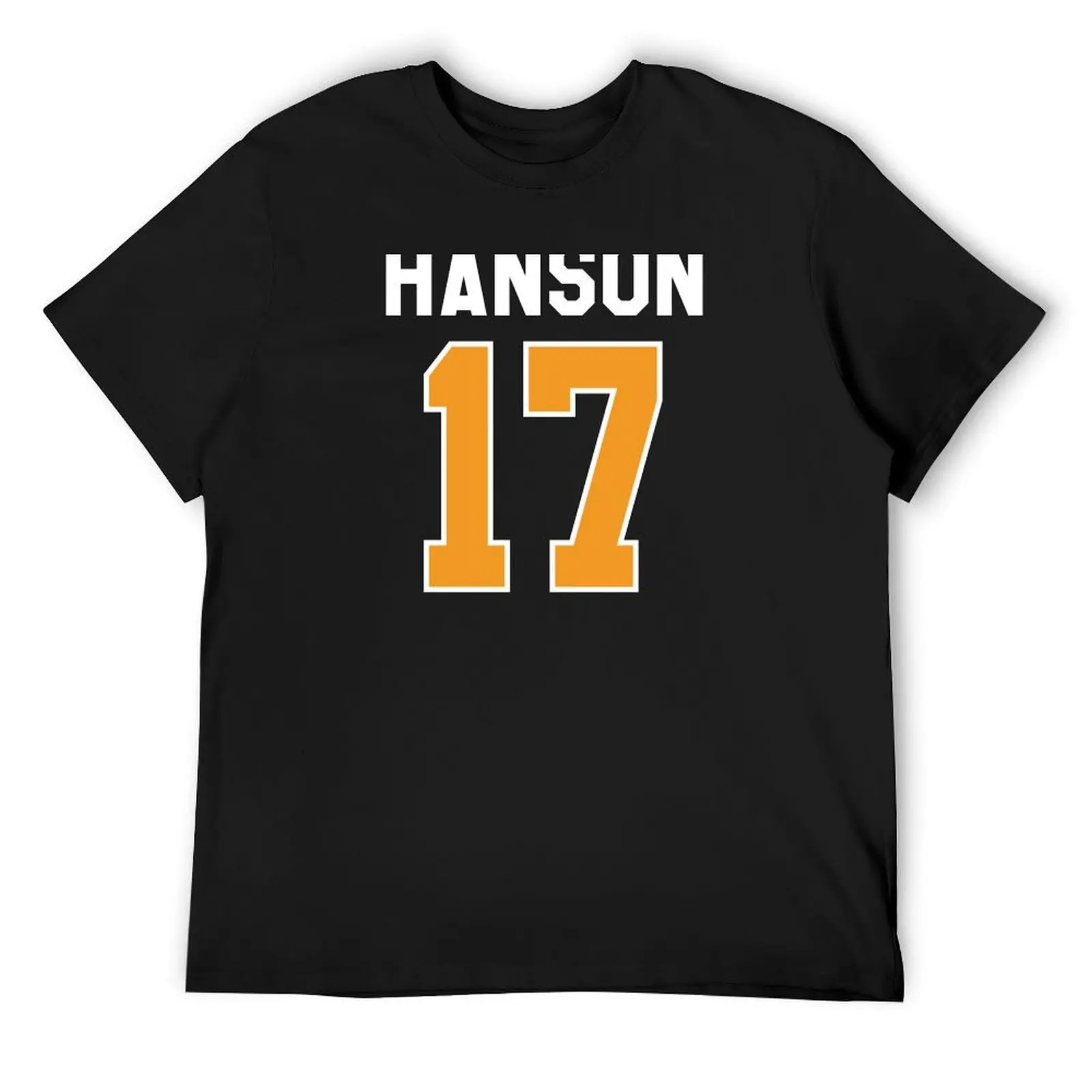 Hanson 17 T-Shirt boys whites plain oversized t shirt anime figures men t shirts