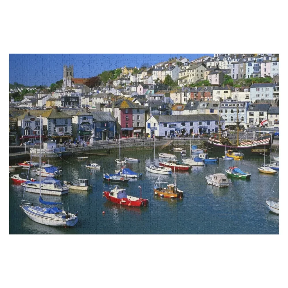 

Brixham Harbour Jigsaw Puzzle Customized Photo Personalized Puzzle