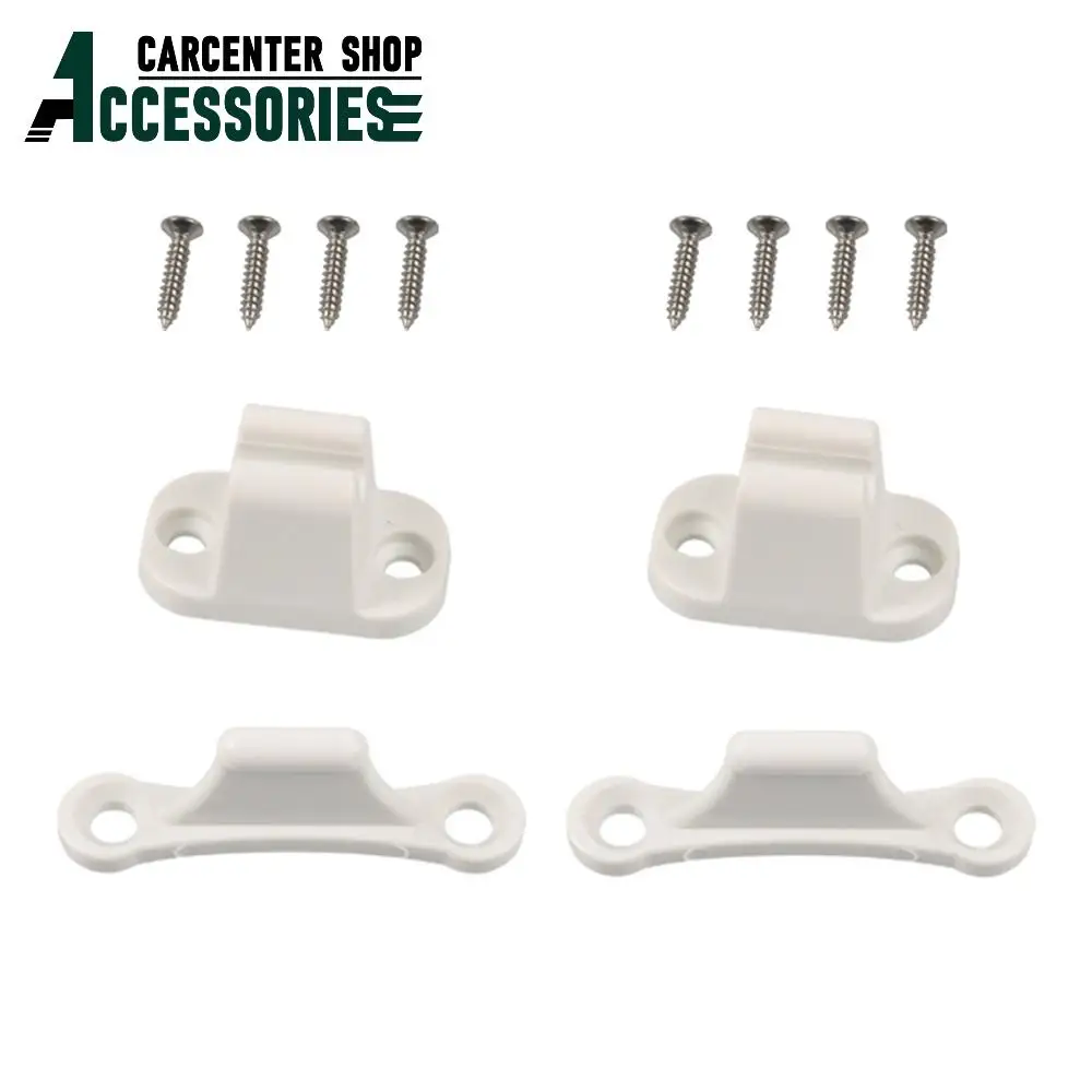 Caravan Door Limiter T Type Caravan Door Retainer Stopper Nylon Limiters Camping  Fit For RV Push Catch Holder Camper Door Stops