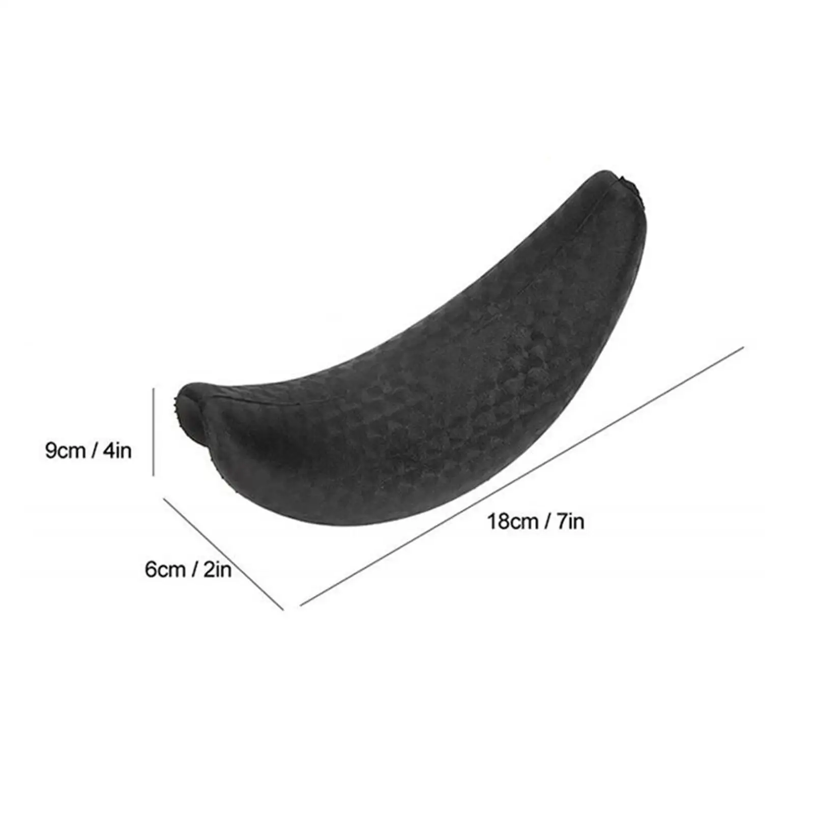 Shampoo Ciotola Cuscino per il collo Supporto per il collo Pulizia dei capelli Cuscino da bagno 18x6x9 cm per