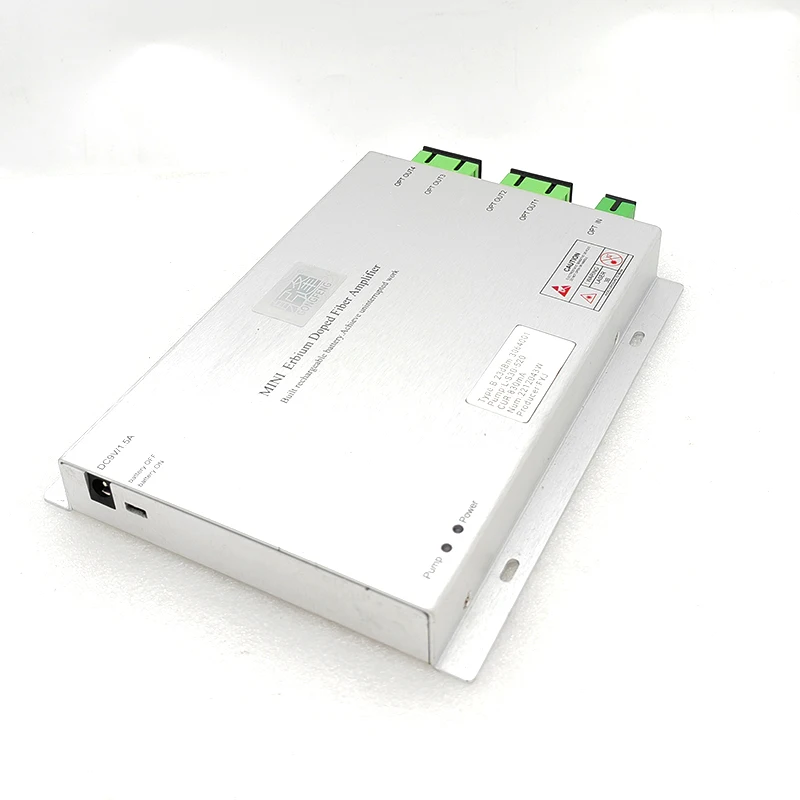 New FTTH Modular Fiber Amplifier 4Port 23dBm High Quality Catv MINI EDFA Built rechargeable battery Factory Wholesale