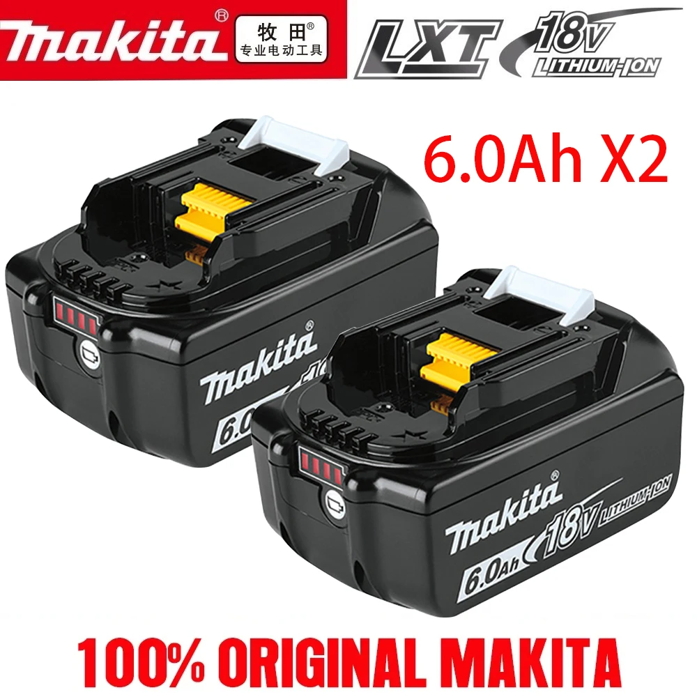 

Original Makita 6Ah/5Ah/3Ah for Makita 18V Battery BL1830B BL1850B BL1850 BL1860 BL1815 Replacement Lithium Battery