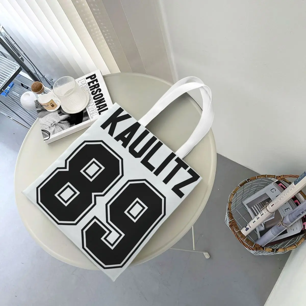 Tokio Hotel Emblem Shopping Bags Canvas The Tote Bag Foldable for Girls Shoulder Tote Travel Handbag
