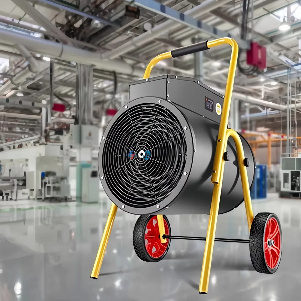 High Quality 15KW 30KW Portable Electric Fan Heater, Heat Resistant Warm Air Blower, Industrial Room Heater Dryer Fan