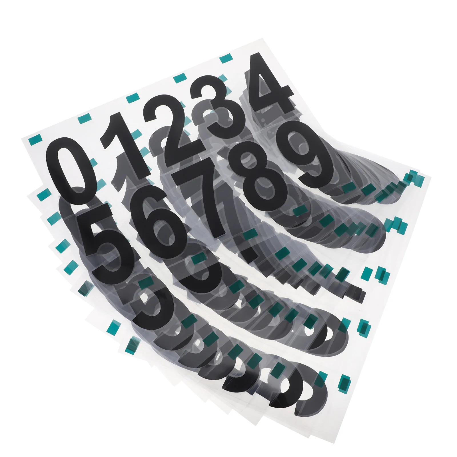 

10 комплектов светоотражающих наклеек с номерами гаража, водонепроницаемые самоклеящиеся уличные цифровые адресные наклейки, этикетки с номерами почтового ящика