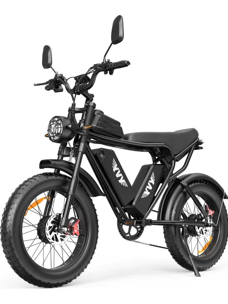 AliExpress YVY Electric Motorcycle 3000W 20" Fat Tire Dirt Bike 52V 40AH Removable Battery LCD Display 7-Speed Electric Commuter Bike MTB