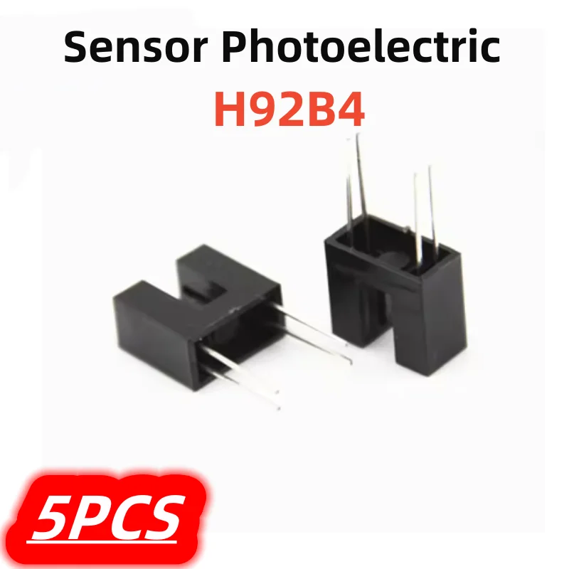 5Pcs/lot 100% New Slotted Optical Switch H92B4 Direct Infrared Photoelectric Sensor Photoelectric Switches