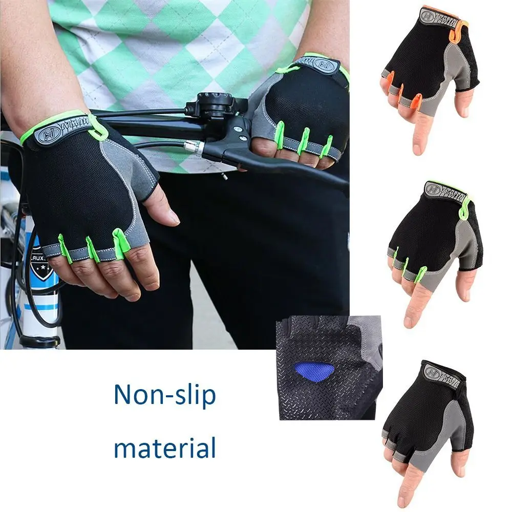 

Non-slip Half Finger Gloves Cycling Equipment Gym Gloves Sport Mittens Cycling Gloves Wrist Wrap