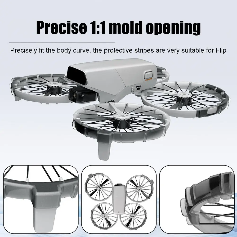 Propeller Guard Bumper for DJI Flip Impact Protectors Anti-collision Bumpers Propeller Protection Guard Drone Accessories