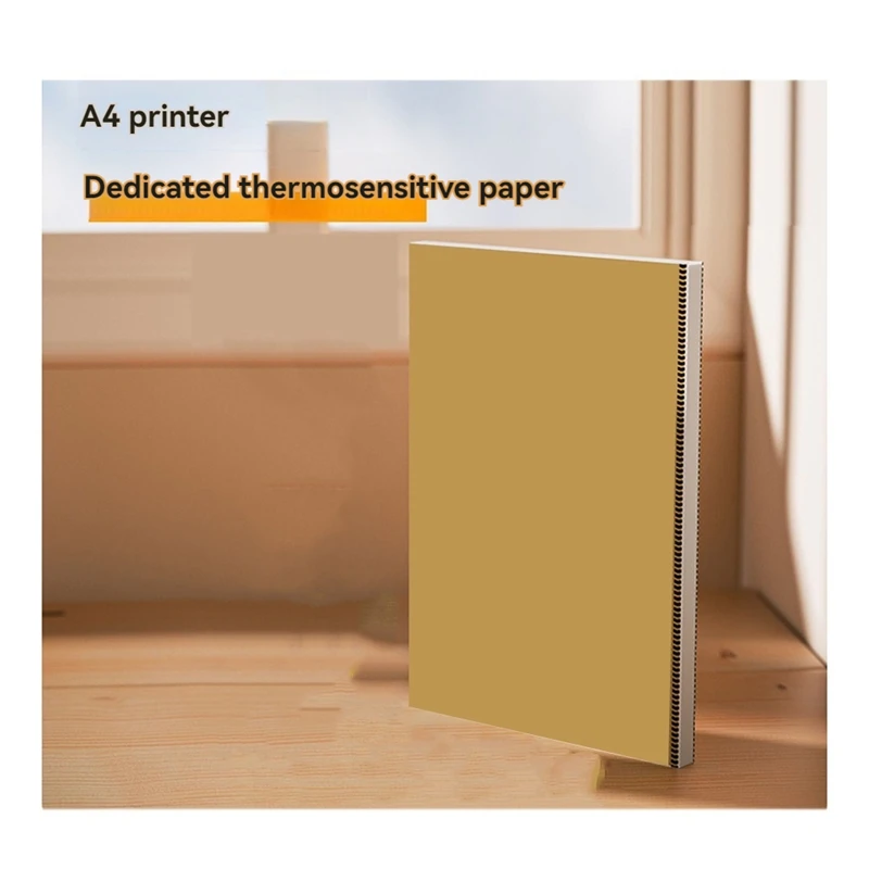 A4 Thermal Paper For Peripage A40 Portable Quick Drying Long Term Retention Period Folded Paper