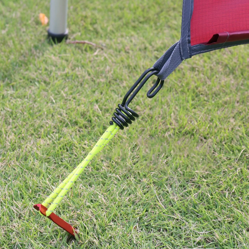 5/10Pcs Outdoor Camping Tent Elastic Rope Hooks Multifunctional Elastic Rope Hook Canopy Tarpaulin Tent Fixed Hook Accessories