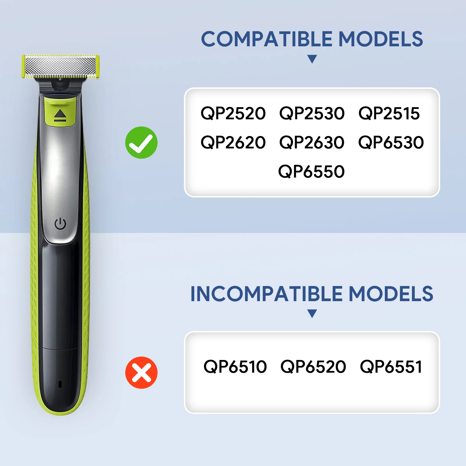 حافظة سفر صلبة من مادة EVA لهاتف Philips One Blade QP2520 QP2530 QP2620 QP2630، حقيبة تخزين ماكينة الحلاقة المقاومة للماء مع حزام معصم وفرشاة