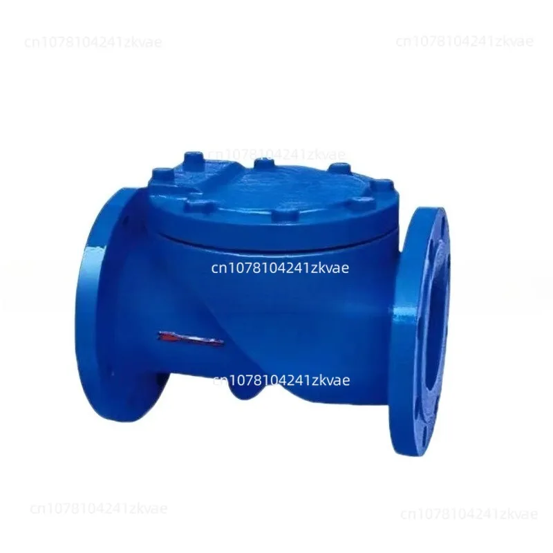 HC44X-16Q/CDN50-DN600 صمام فحص رفرف مطاطي من الحديد الزهر