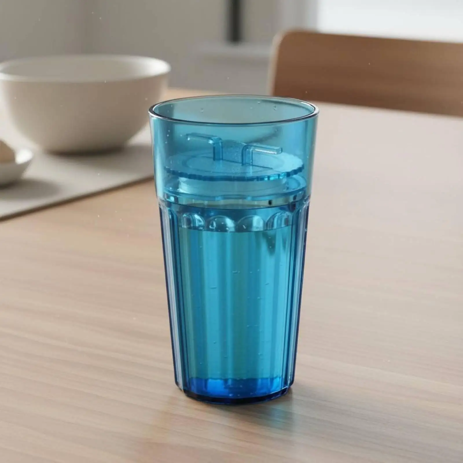 Toddler Training Cup Spillproof 360 Baby Cup for Kids Transparent Learn to Drink Cup with Smooth Rim for Home Use Boys