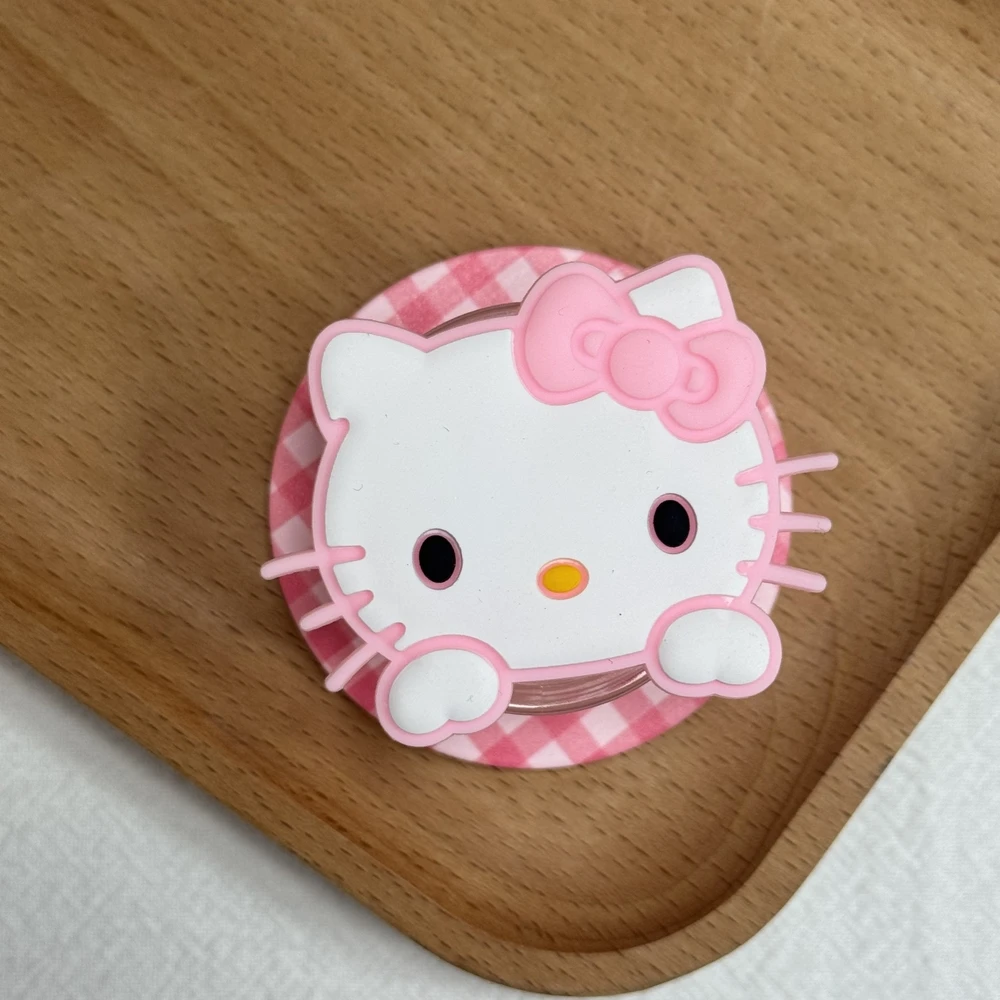 

Магнитный держатель-подставка Griptok для телефона с поддержкой MagSafe, Sanrio Hello Kitty, для iPhone и Samsung, складной, с беспроводной зарядкой