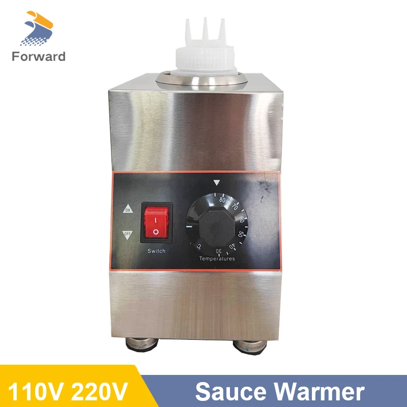 1 Bottle Electric Sauce Dispenser Food Warmer Chocolate Soy Sauce  Jam Heating Machine Bottles Sauce Warmer machine