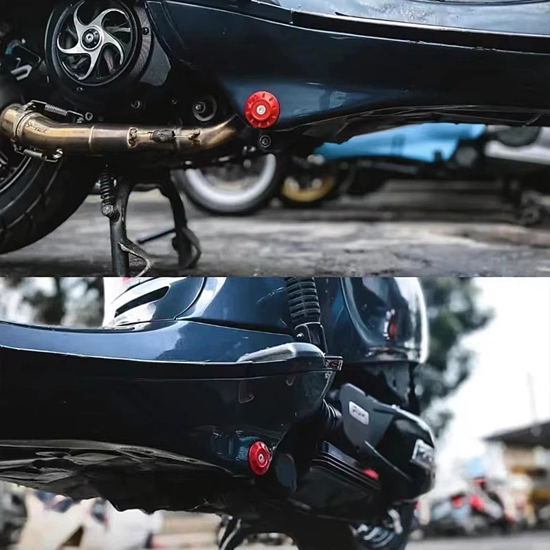 Fairing Bumper Plug Caps Cover Bolt Frame Chassic Side For Vespa GTS GTV Sprint Primavera LXV Aluminum  Motorcycle Accessories