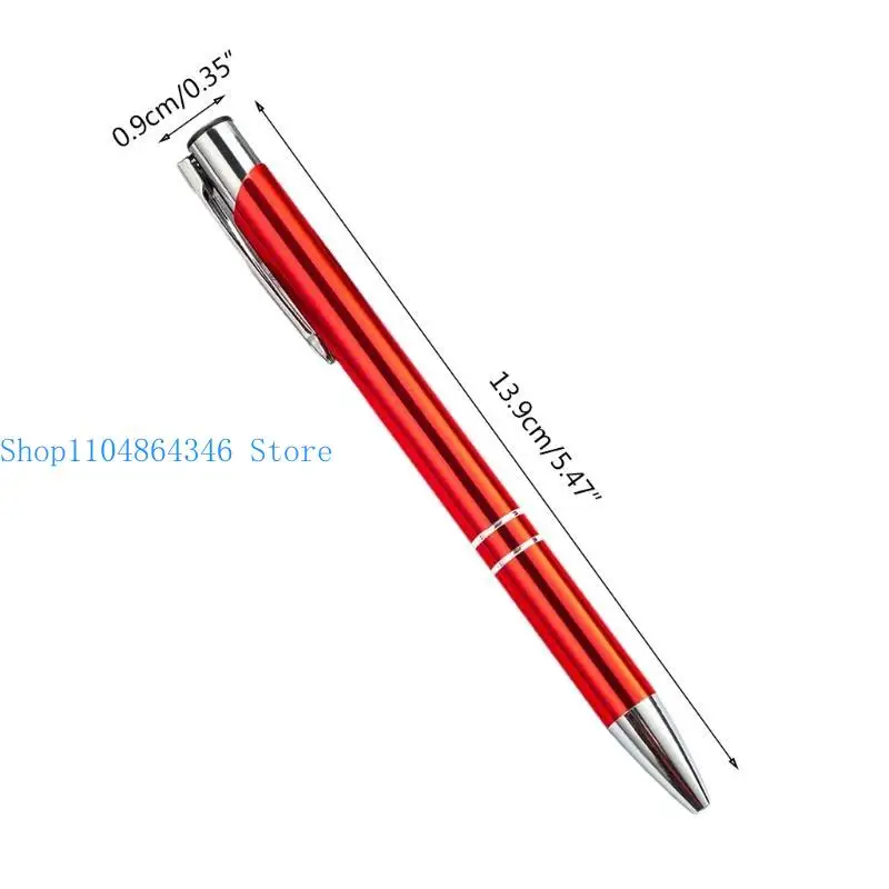5asd Portable Black Pen Metal Retractable Ballpoint Pens Office Writing Pen