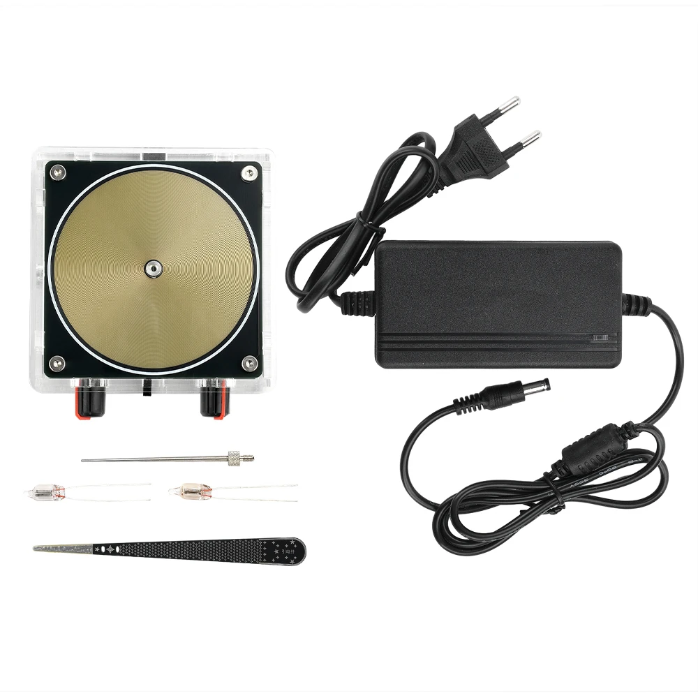 AC 110–220 V Dual-Mode Tesla-Spule Musikbox, berührbare künstliche Blitze, Bluetooth-Audioeingang, wissenschaftliches Experiment – Detail 6