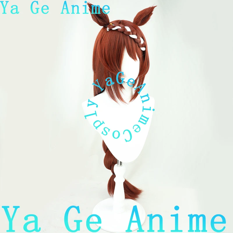 يا جي شعر مستعار تأثيري Uma Musume جميلة ديربي سوبر كريك شعر مستعار تأثيري آذان ذيل سباق الخيل فتاة لعبة عرض الواقع شعر مستعار شخصية #3