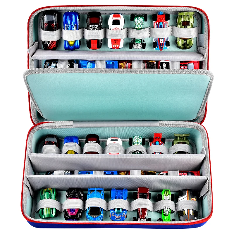 Toy Car Organizer Case Compatible with Hot Wheels Cars/for Matchbox Cars Storage Holder Carrying Container Bag Fits for Hotwheel