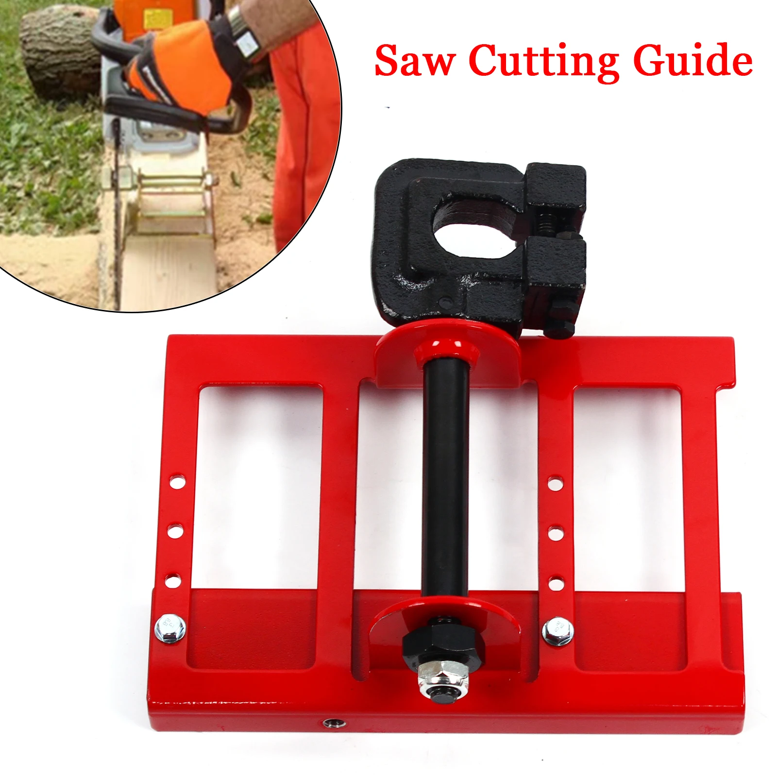 Chainsaw Mill Lumb Cutting Guide Saw Steel Timber Chainsaw Attachment Cut Guided