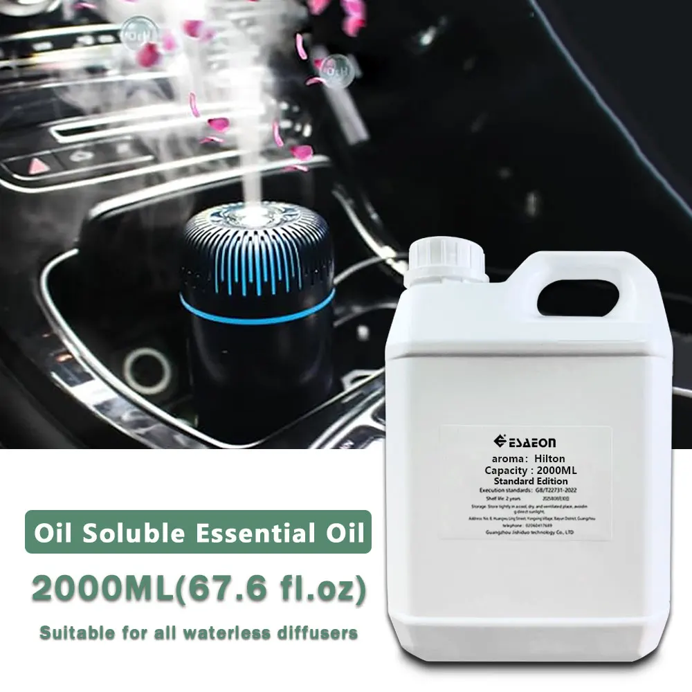 ESAEON 2000ml (67.6 fl.oz) Hilton Aromatherapy Machine Supplements Essential Oils - Hotel Diffuser Supply Liquid, Diffuser Oil