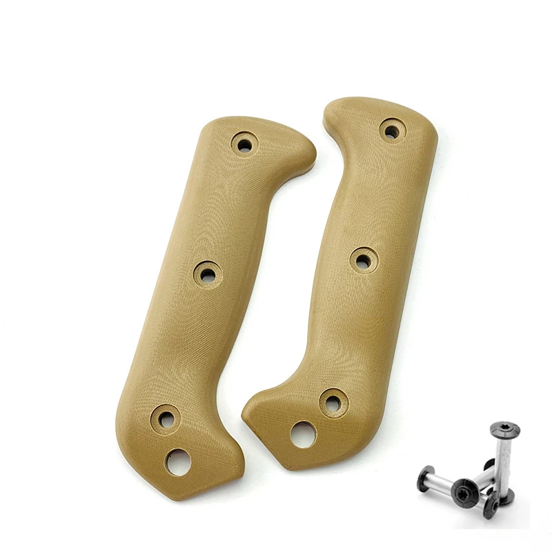 Imagem -03 - Escalas Handle Custom com Parafusos Ka-bar Faca Peças Fazendo Acessórios Peças Faca Personalizado Cores K-bar Becker Companion Bk2