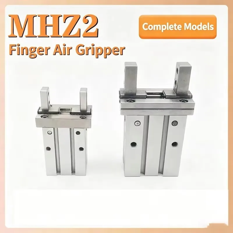 MHZ2 Double Acting Air Pneumatic Parallel Gripper MHZ2-10D MHZ2-16D 20D 25D 32D 40D Aluminium Clamps Finger Cylinder