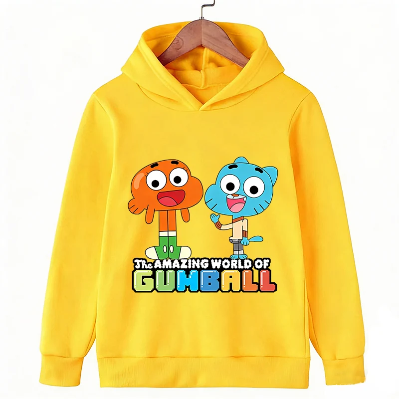 The Amazing World of Gumball Hoodie Children's Sweatshirt Autumn Kids Hoody Casual Hoodies for Boys Girls Cartoon Casual Clothes