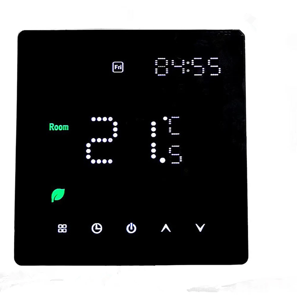 

Temperature Controller Weekly Programmable Premium Material Temperature Timing Setting Brightness Adjustable Thermostat