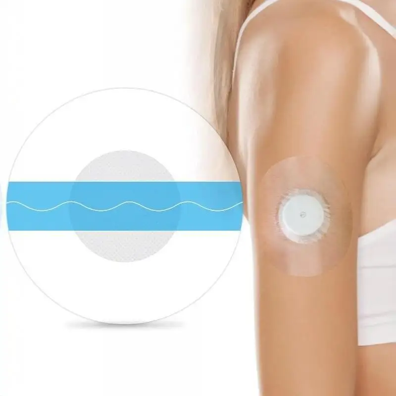 20Pcs Latex-Free Adhesive Sensor Cover For Libre 2 Precut CGM Tape Waterproof Strong Stick Long-Term Use For Freestyle